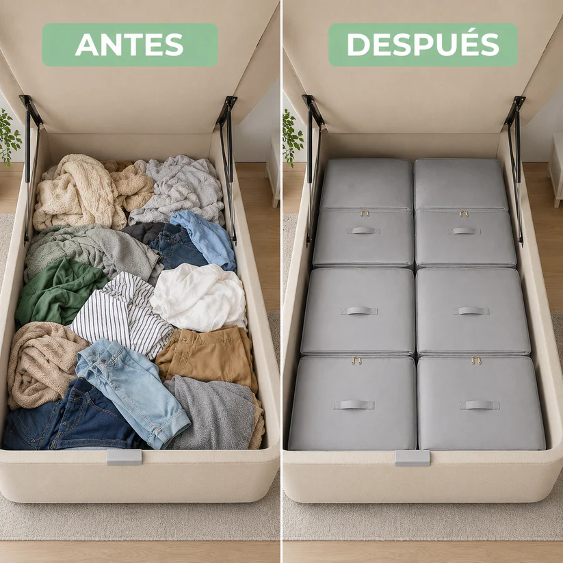 Organizador de Ropa al Vacío – Duplica el Espacio de tu Armario